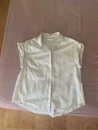 Camisa Scalpers azul rayas T-M sin apenas uso 