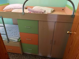 Litera habitación juvenil completa