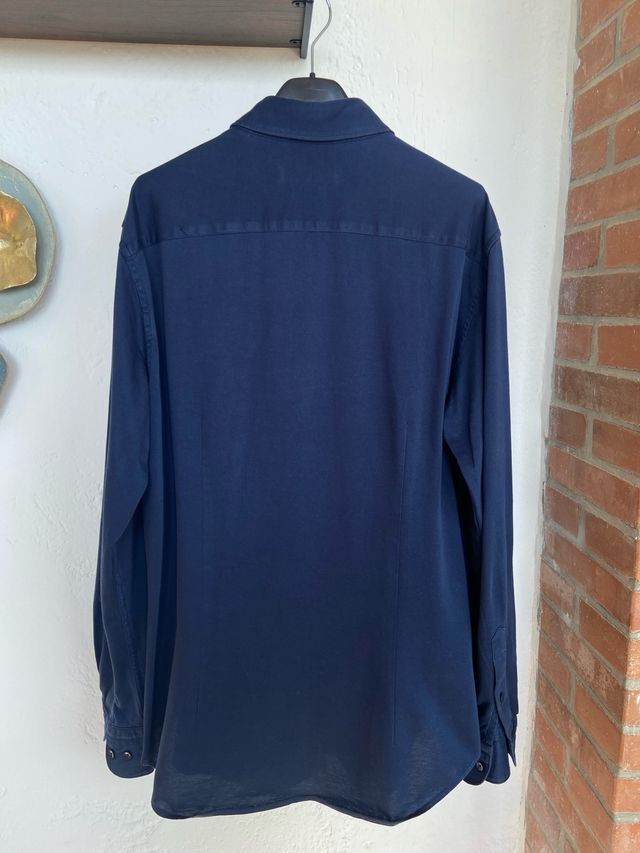 Camicia Tommy Hilfiger blu uomo