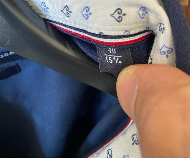 Camicia Tommy Hilfiger blu uomo