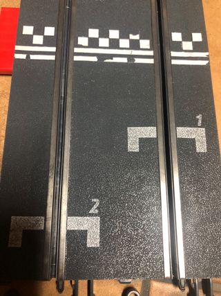 Scalextric: 2 tramos pista coche carreras