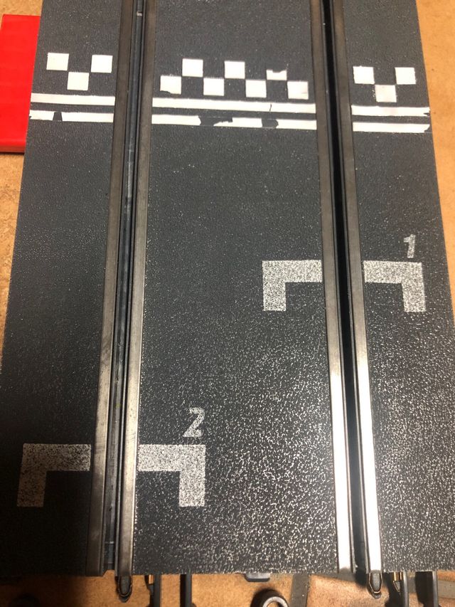 Scalextric: 2 tramos pista coche carreras