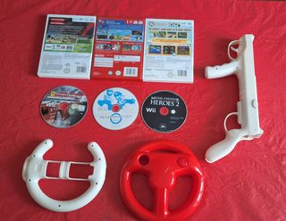 Giochi accessori wii mario kart mario party