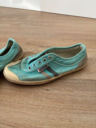 Zapatillas Kawasaki turquesa