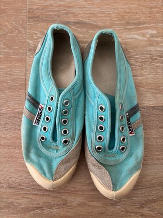 Zapatillas Kawasaki turquesa