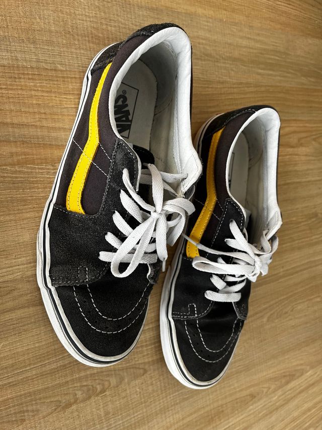 Vans zapatillas negras amarillas