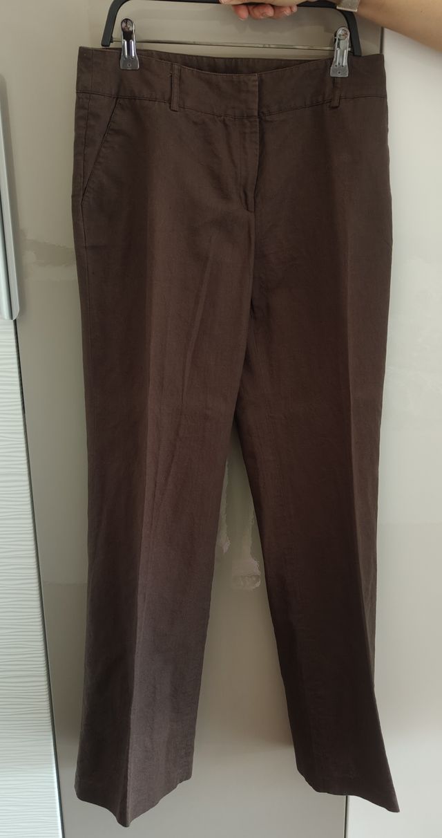 Completo pantalone giacca marrone tg.44