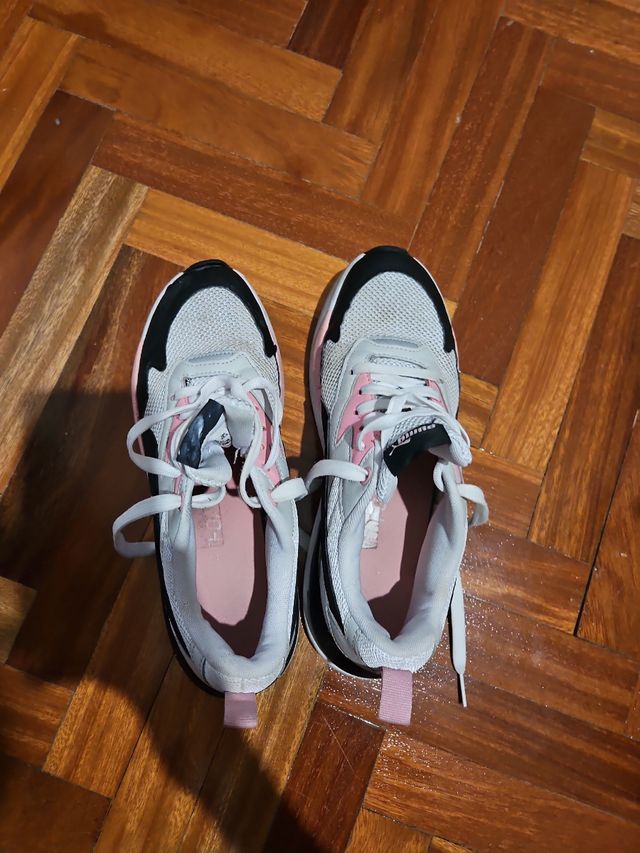 Zapatillas Puma mujer - Gris/Rosa