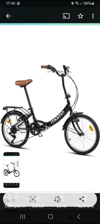 Bicicleta plegable Moma