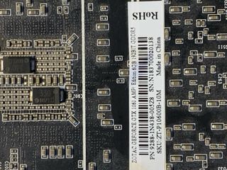 Tarjeta gráfica Zotac GTX 1060 6GB