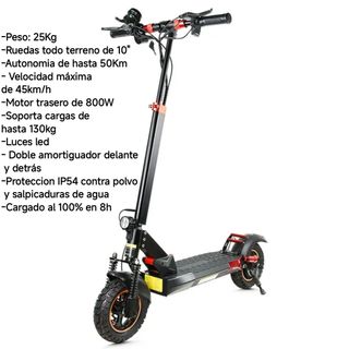 Patinete eléctrico todoterreno