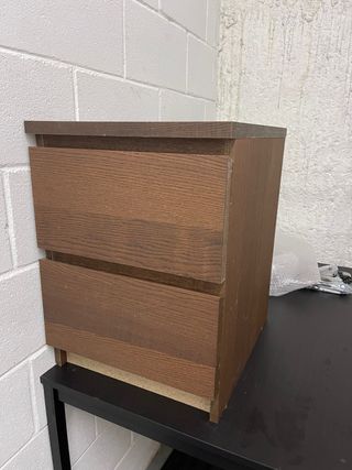 Mesita KULLEN IKEA marrón