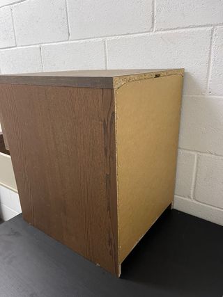 Mesita KULLEN IKEA marrón
