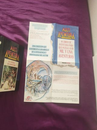 multiaventura 15 librojuegos y poster promocional