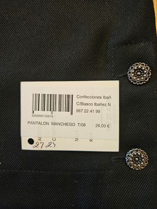 Traje Manchego niño (UNA VEZ SOLAMENTE USADO)