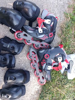 Patines Oxelo Ajustables + Protecciones
