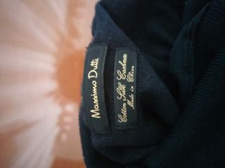 Jersey Massimo Dutti cuello alto azul marino