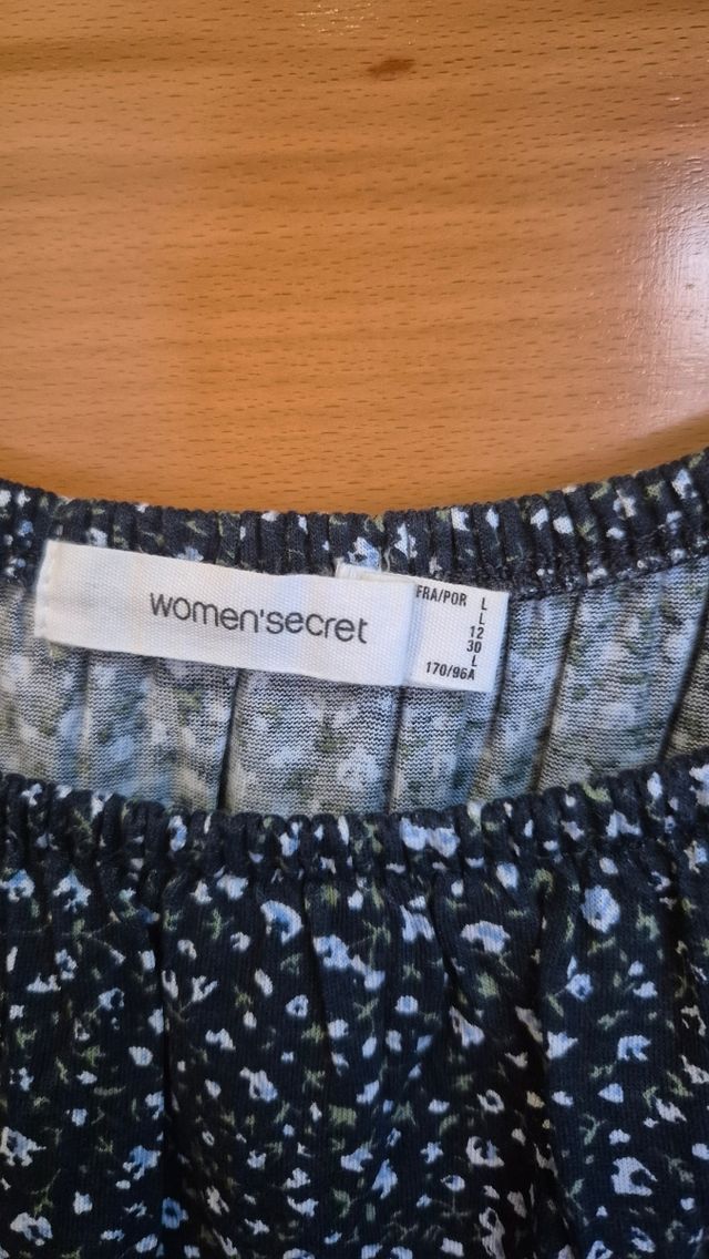 Vestido Women's Secret de algodón - estampado