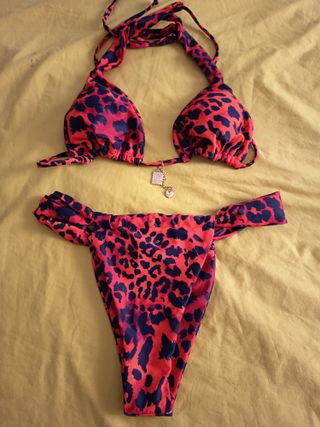 Bikini rojo y negro - Nuevo
