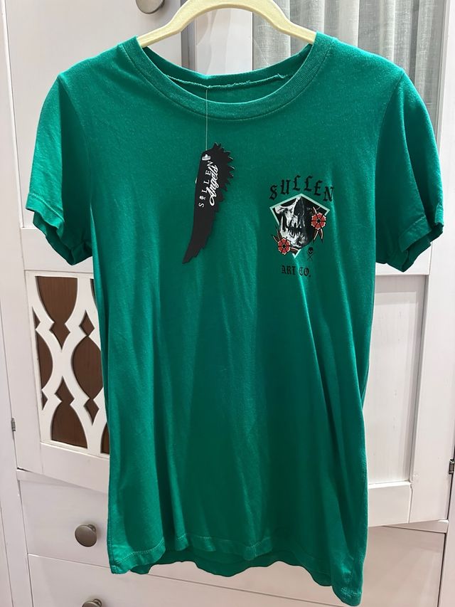 Camiseta de mujer Sullen Art Co. Verde Talla S