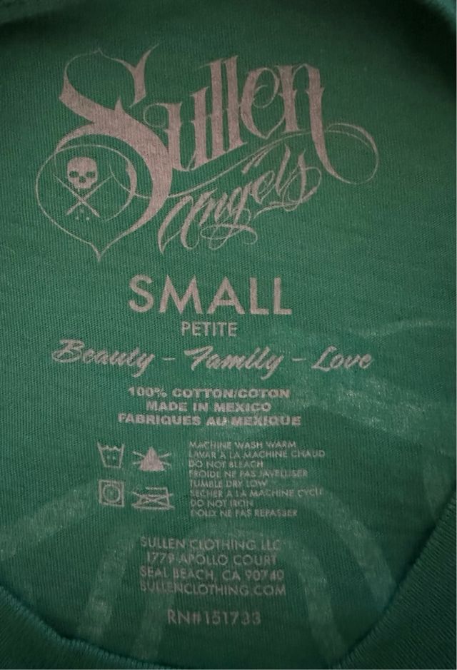 Camiseta de mujer Sullen Art Co. Verde Talla S