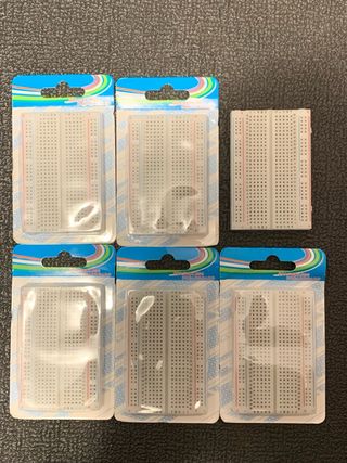 5 Protoboards sin soldar