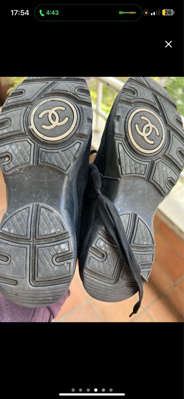Zapatillas Chanel negras