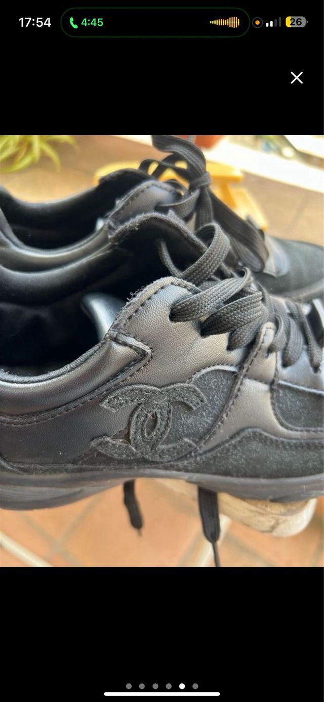 Zapatillas Chanel negras