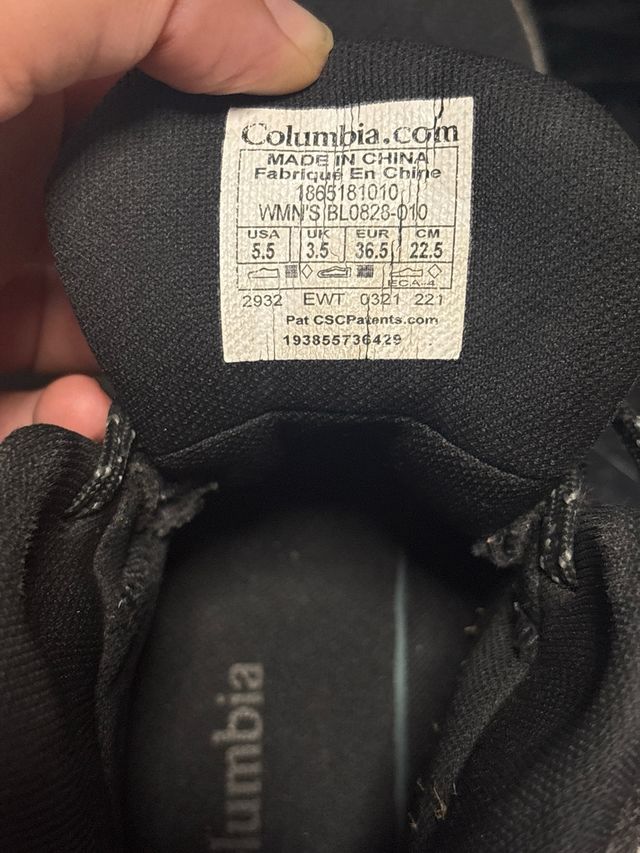 Botas Columbia Senderismo - Negras