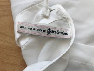 Macacão Stradivarius Branco M Novo Sem Etiqueta