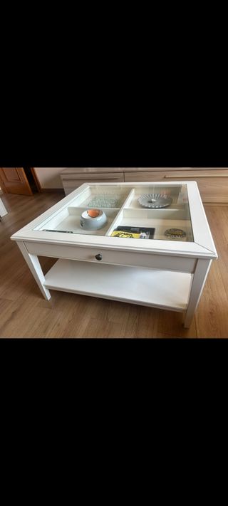 Mesa centro Ikea Liepard blanca