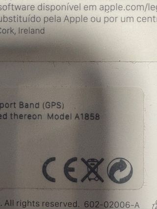 Apple Watch Serie 3 - 38mm Plata