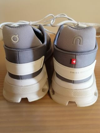 Zapatillas On Cloudnova Flux Gris/Blanco