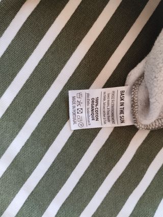 Jersey rayas verde oliva talla S