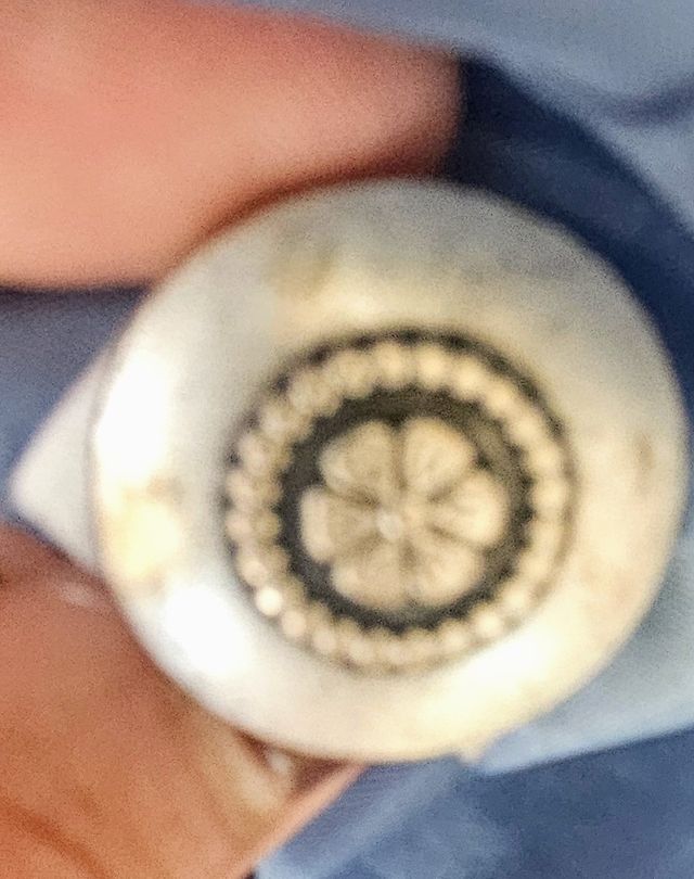 Falda Alphorn vintage 80s Tratchen denim bordado