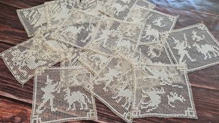 15 Inserti a Filet d'Epoca