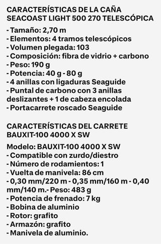 Caña Pesca 2,70m Accion Rápida