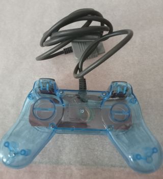 Mando PS1 y 2, transparente Speed Link
