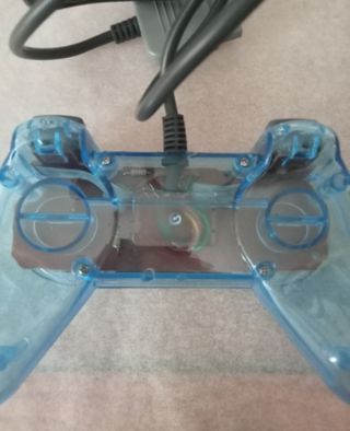 Mando PS1 y 2, transparente Speed Link