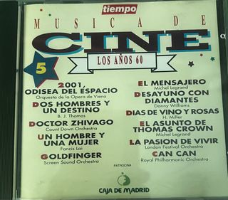 Música de Cine - CD Años Peliculas años 60.