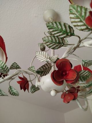 Lámpara 3 luces roja y blanca