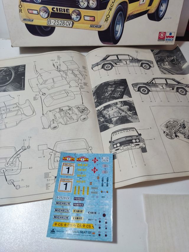 Modello Fiat 131 Abarth 1/24