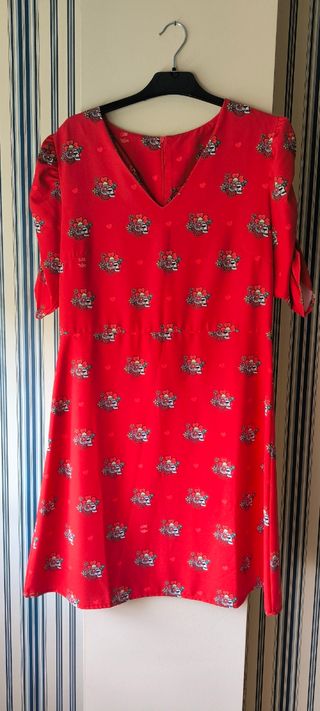 Vestido Aire Retro rojo