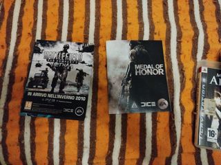 Lotto 3 giochi medal of Honor PS3.