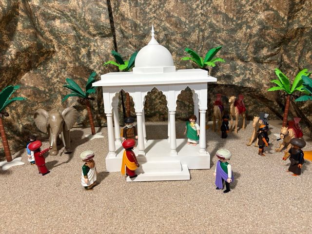 Templete árabe Playmobil Belén