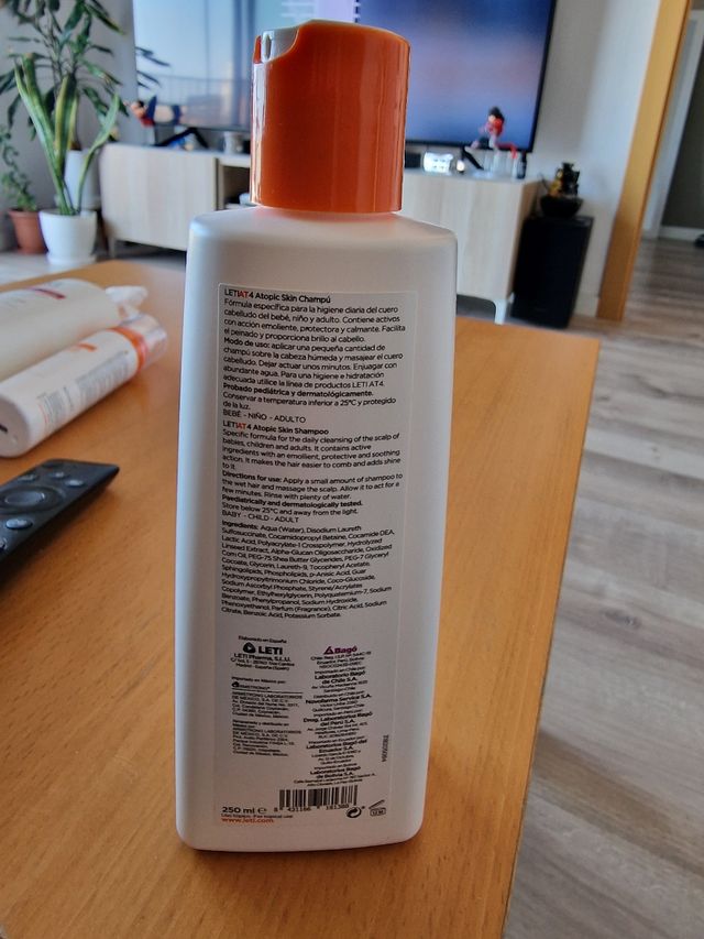 Champú Leti AT4 Piel Atópica 250ml
