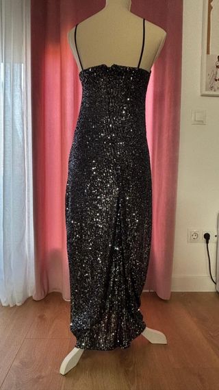 Vestido lentejuelas fiesta talla S