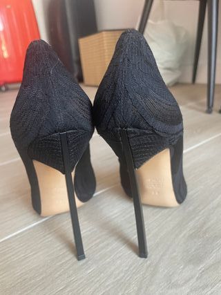 Botas altas Casadei Blade negras