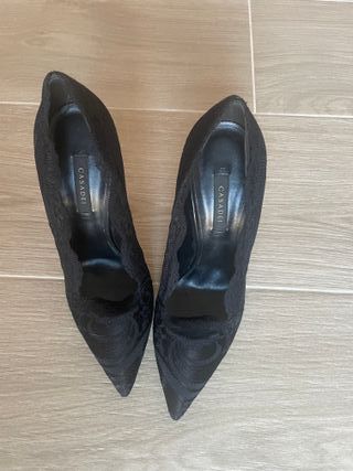Botas altas Casadei Blade negras