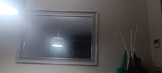 Espejo rectangular plata